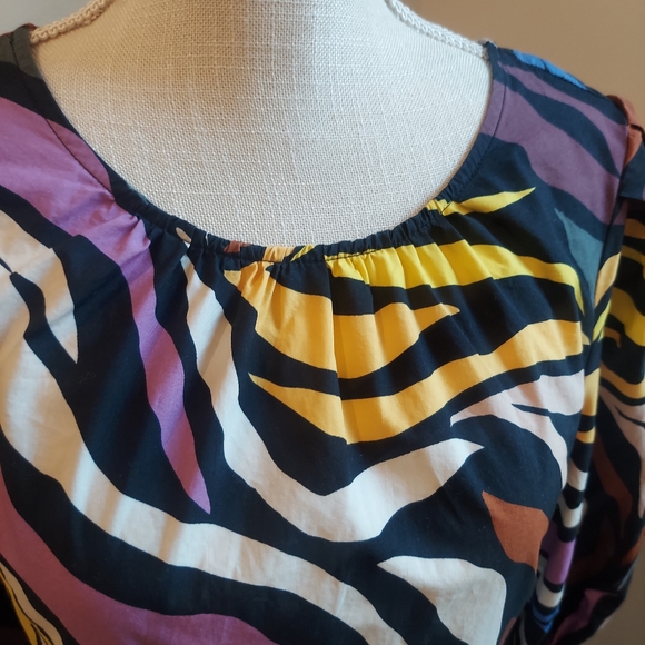 Who What Wear size L colorful dress - Picture 7 of 12